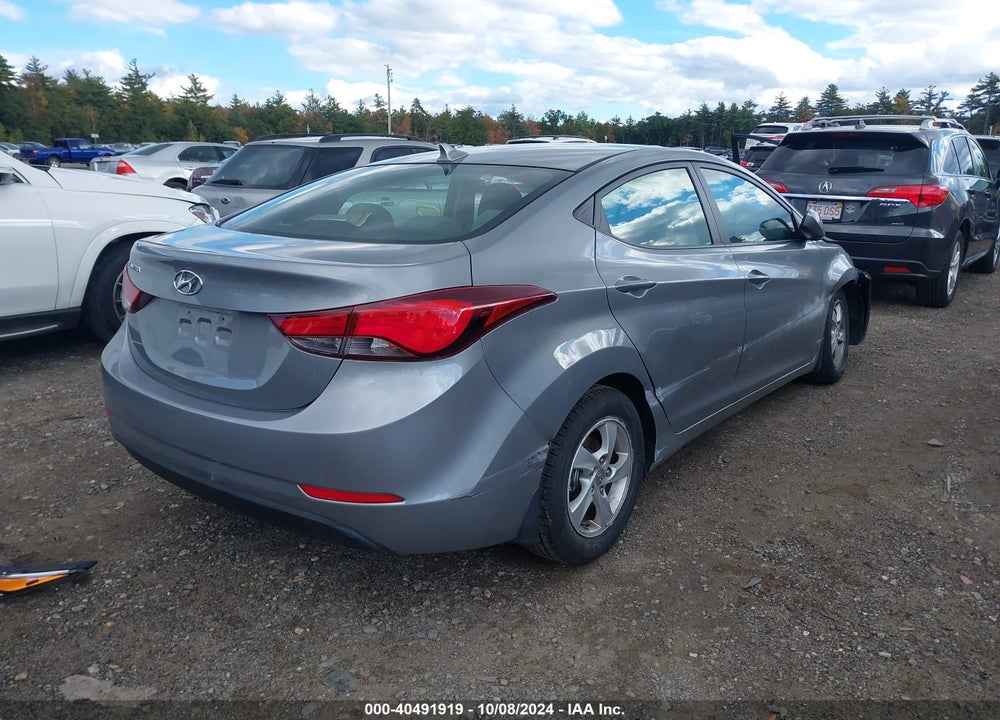 2015 HYUNDAI ELANTRA SE VIN: 5NPDH4AE1FH630486