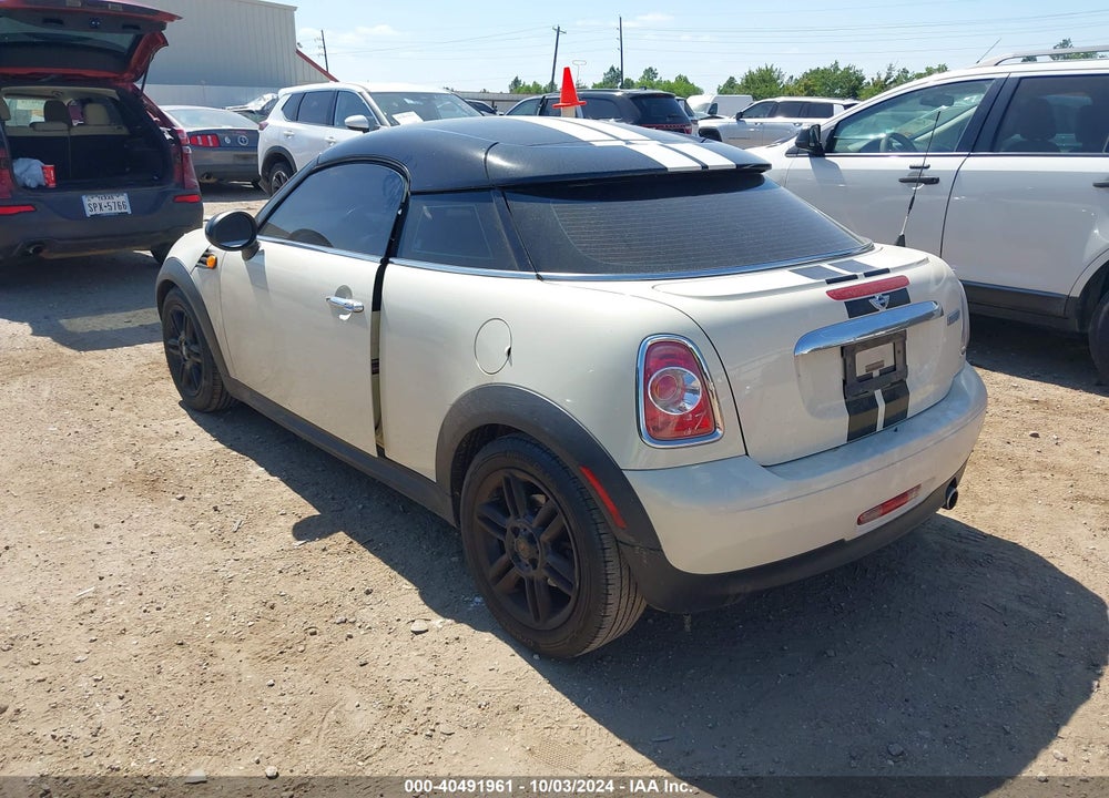 2013 MINI COUPE COOPER VIN: WMWSX1C55DT507527
