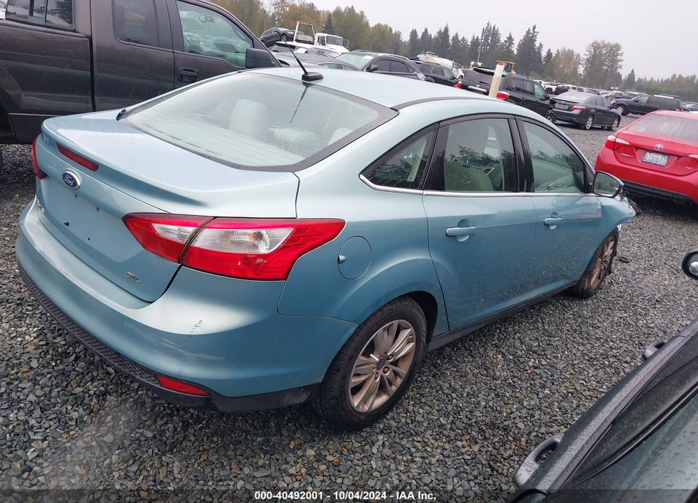 2012 FORD FOCUS SEL VIN: 1FAHP3H22CL367822
