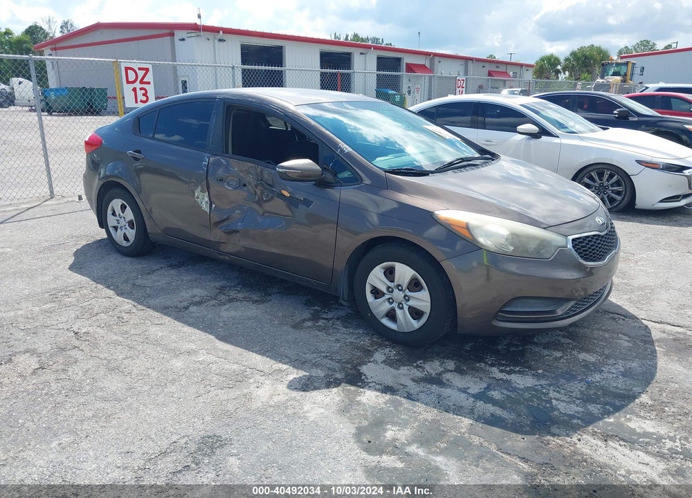 2015 KIA FORTE LX VIN: KNAFX4A62F5309347