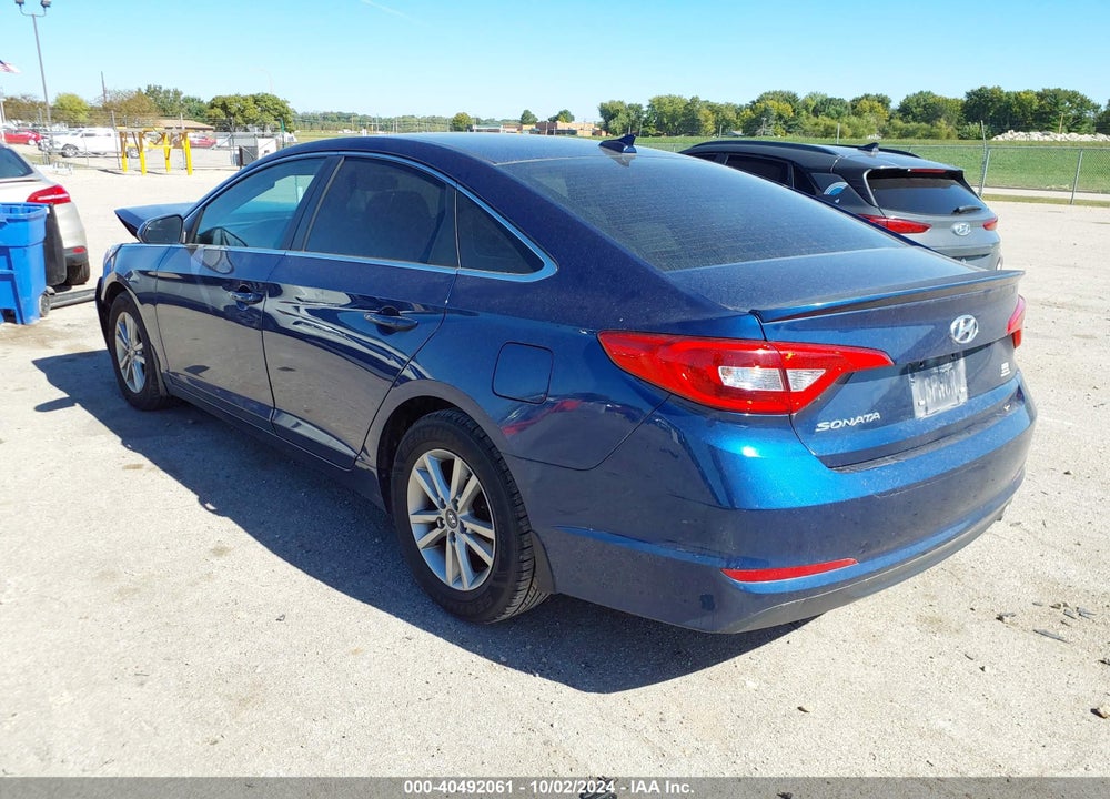 2015 HYUNDAI SONATA SE VIN: 5NPE24AF8FH156812
