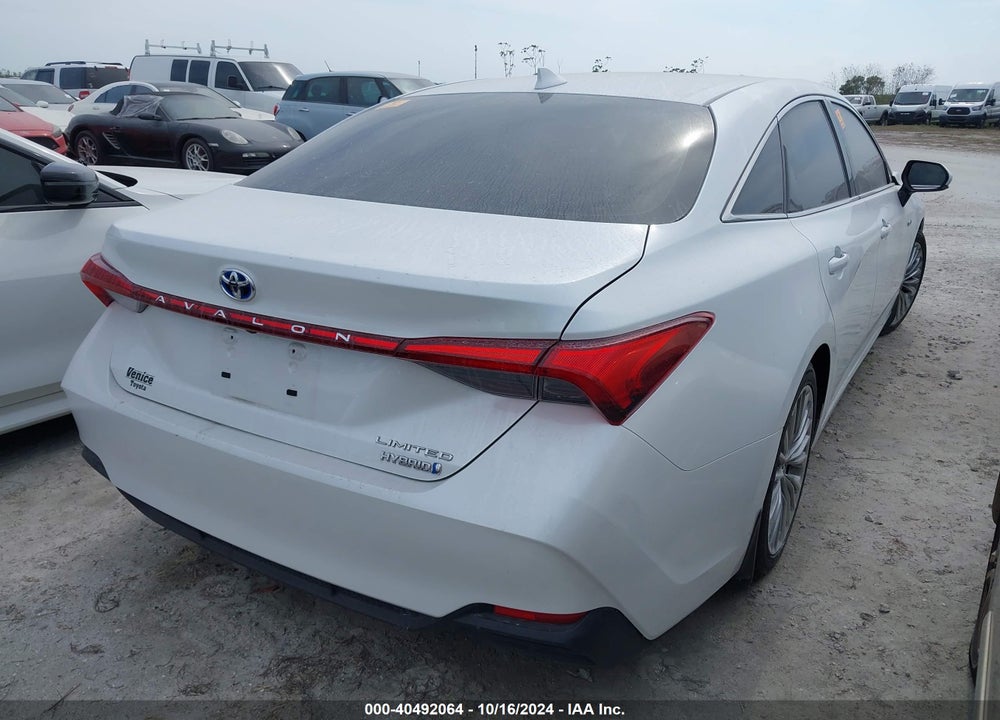 2020 TOYOTA AVALON HYBRID LIMITED VIN: 4T1C21FB8LU016087