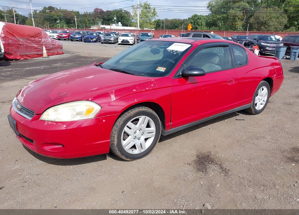 2007 CHEVROLET MONTE CARLO LS VIN: 2G1WJ15K379137708