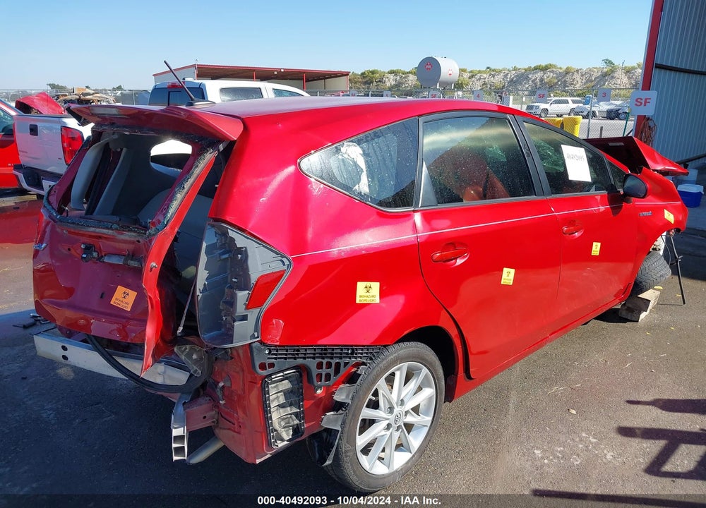 2014 TOYOTA PRIUS V FIVE VIN: JTDZN3EU7E3334697