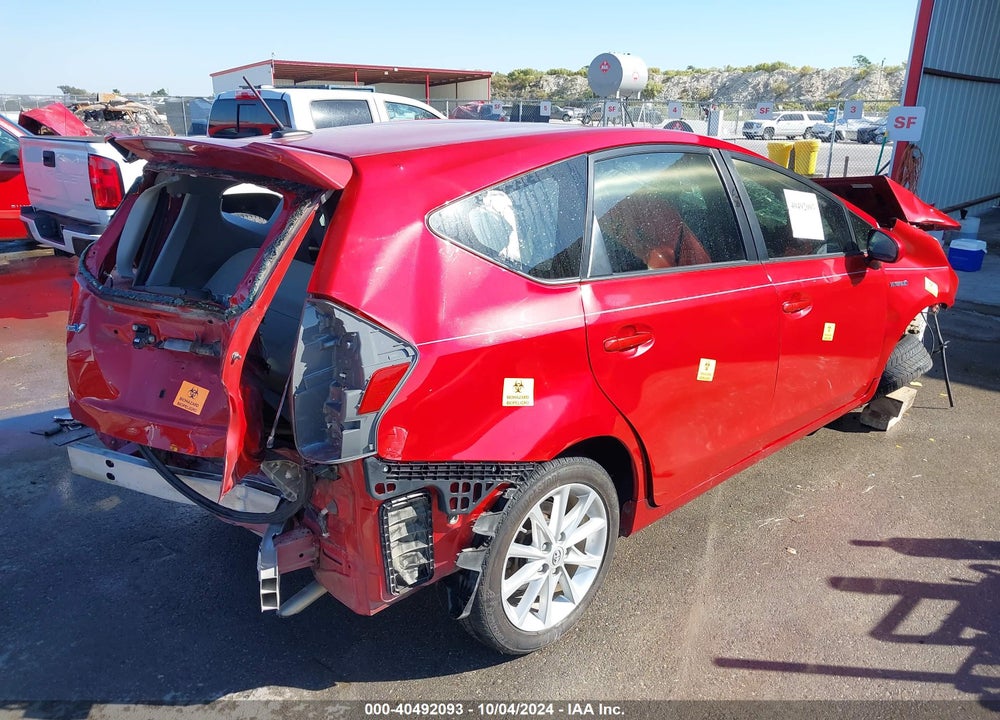 2014 TOYOTA PRIUS V FIVE VIN: JTDZN3EU7E3334697