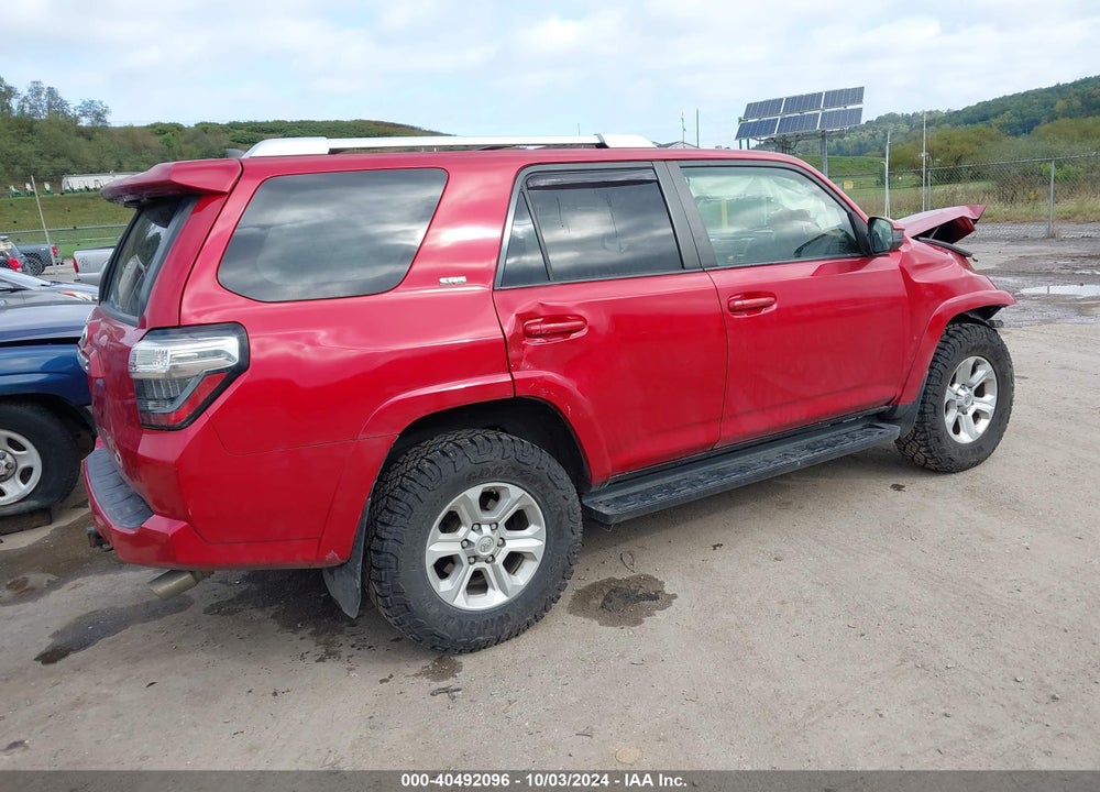 2016 TOYOTA 4RUNNER SR5 VIN: JTEBU5JR7G5403439