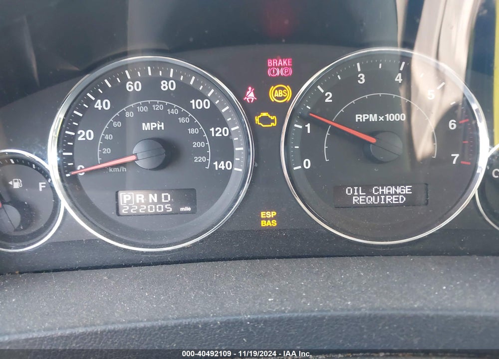 2009 JEEP GRAND CHEROKEE LAREDO VIN: 1J8GR48KX9C510880