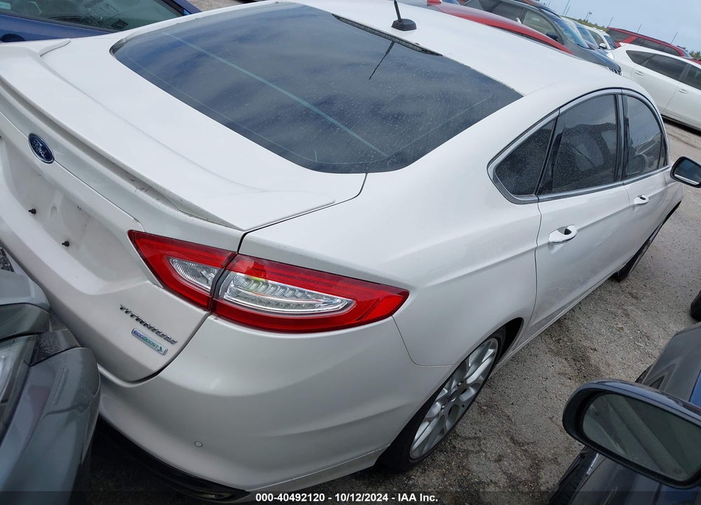 2013 FORD FUSION TITANIUM VIN: 3FA6P0K96DR211989