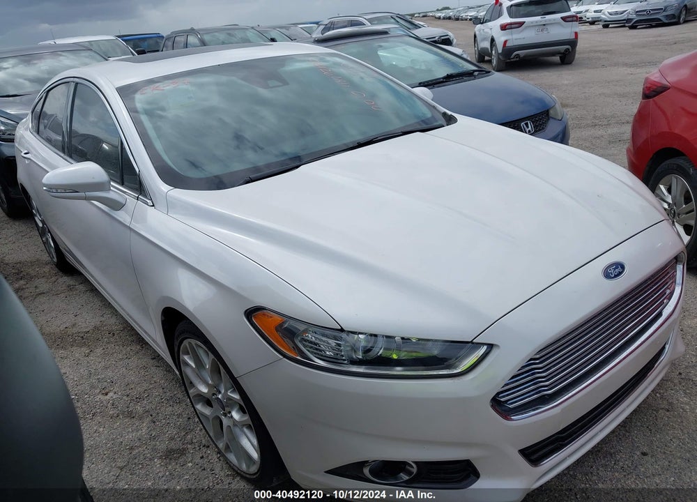 2013 FORD FUSION TITANIUM VIN: 3FA6P0K96DR211989