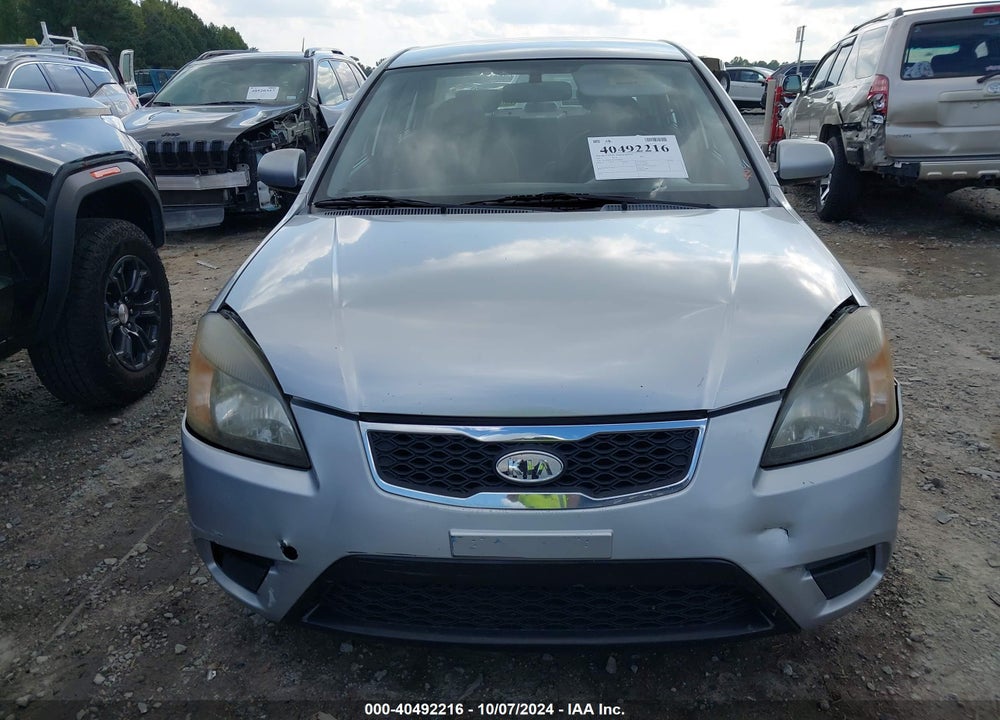 2010 KIA RIO LX VIN: KNADH4A3XA6650265