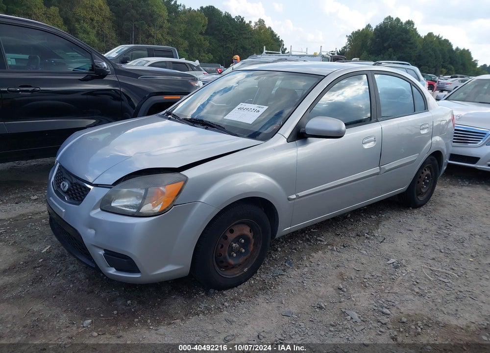 2010 KIA RIO LX VIN: KNADH4A3XA6650265