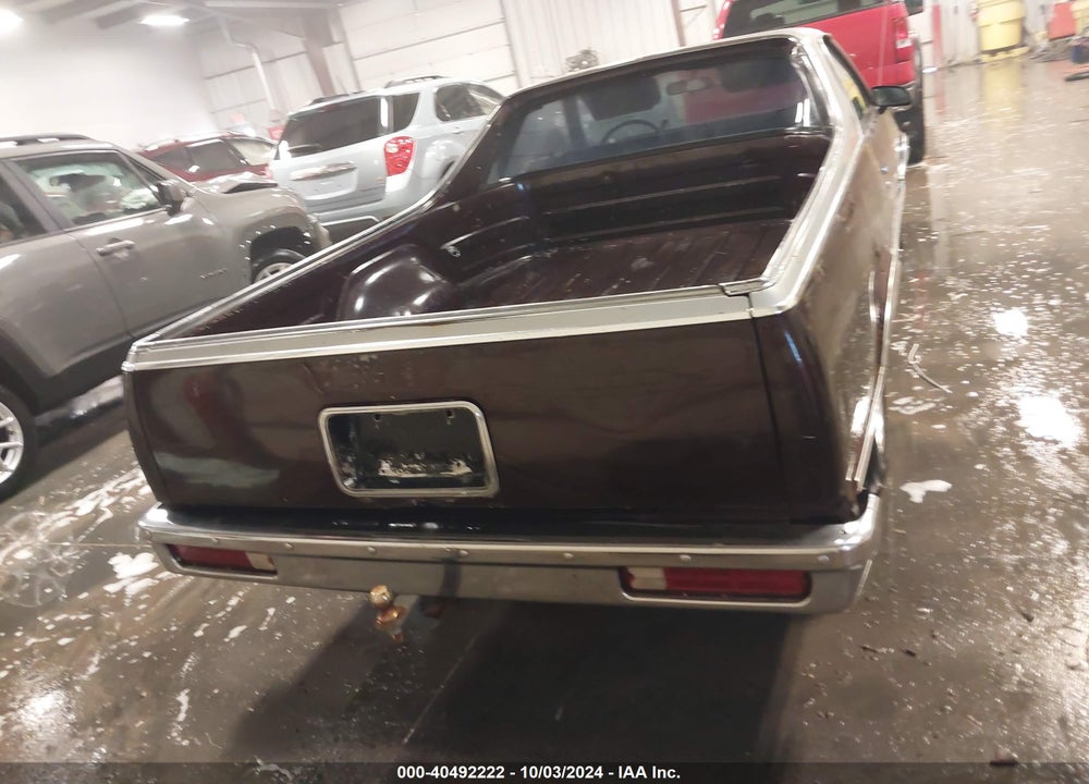 1987 CHEVROLET EL CAMINO VIN: 3GCCW80H2HS909670