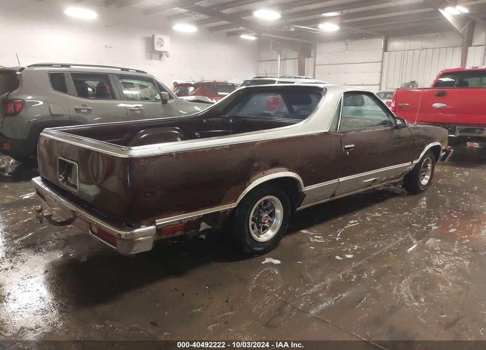 1987 CHEVROLET EL CAMINO VIN: 3GCCW80H2HS909670