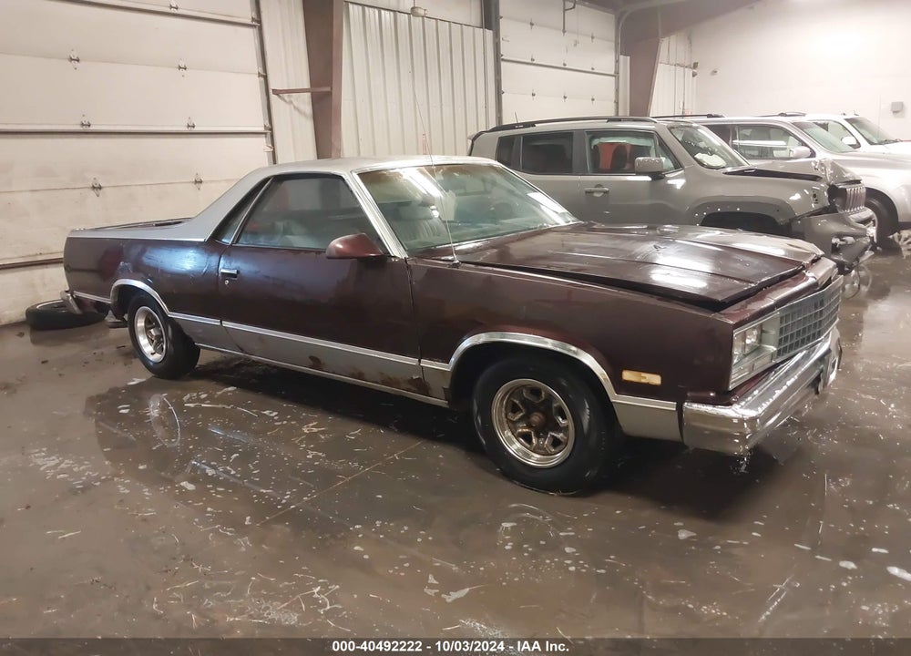 1987 CHEVROLET EL CAMINO VIN: 3GCCW80H2HS909670
