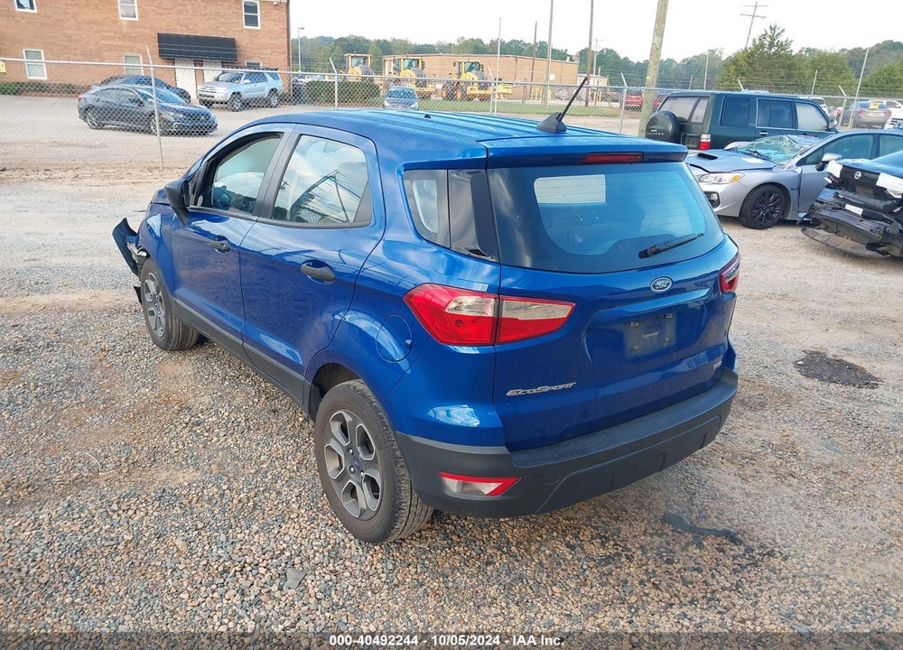 2020 FORD ECOSPORT S VIN: MAJ3S2FE2LC391151