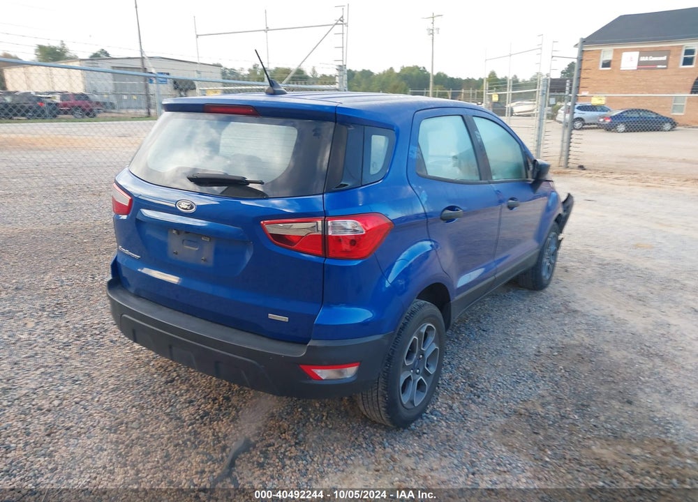 2020 FORD ECOSPORT S VIN: MAJ3S2FE2LC391151