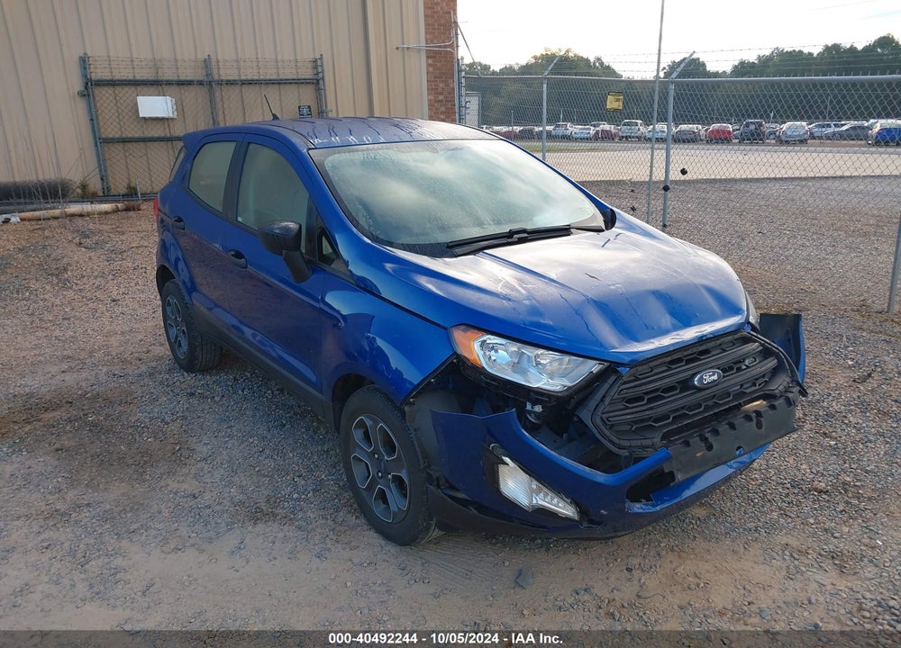 2020 FORD ECOSPORT S VIN: MAJ3S2FE2LC391151