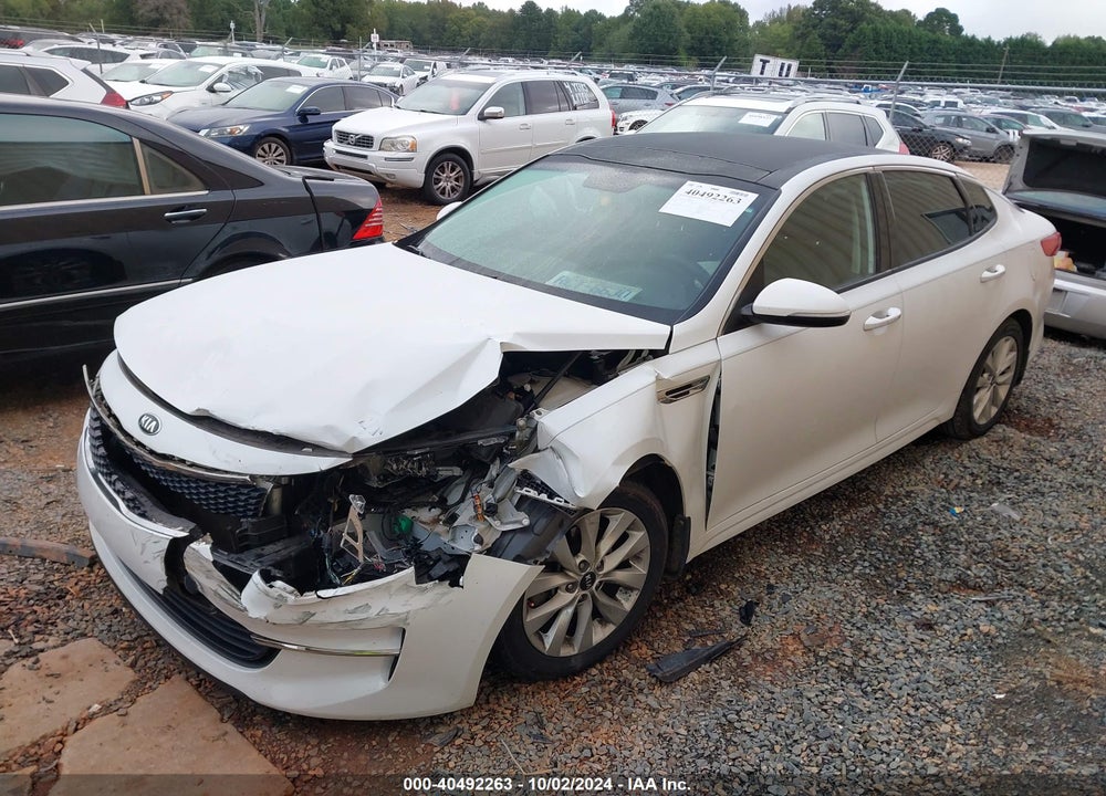 2016 KIA OPTIMA EX VIN: 5XXGU4L32GG097971