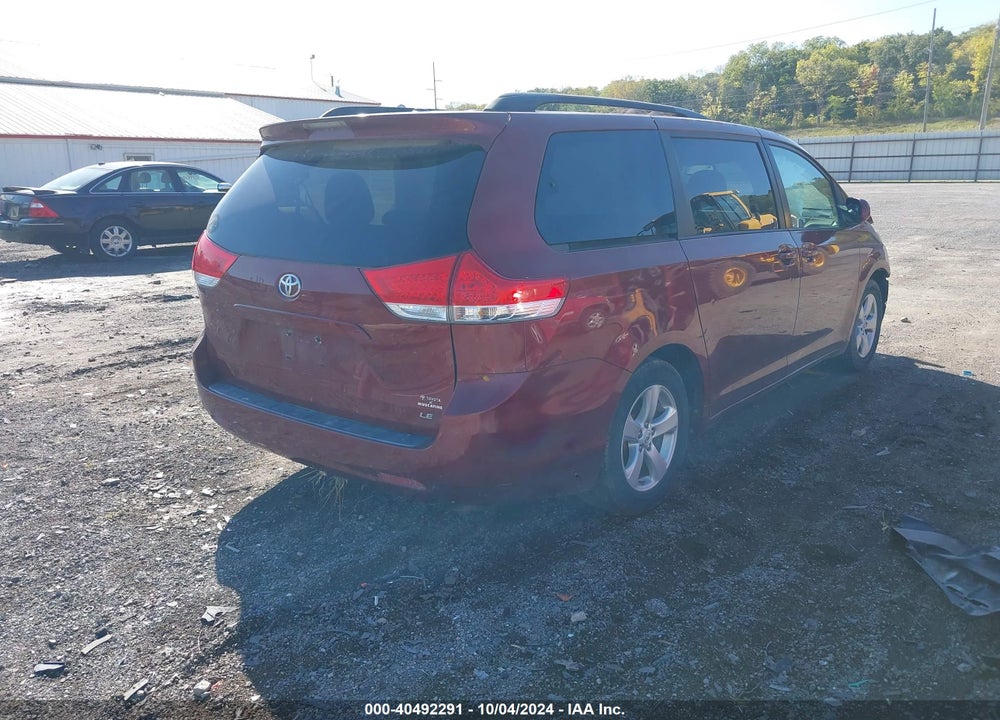 2011 TOYOTA SIENNA LE V6 VIN: 5TDKK3DC6BS042939