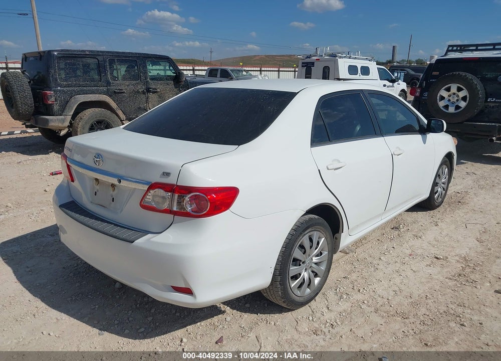 2013 TOYOTA COROLLA LE VIN: JTDBU4EE9DJ116970
