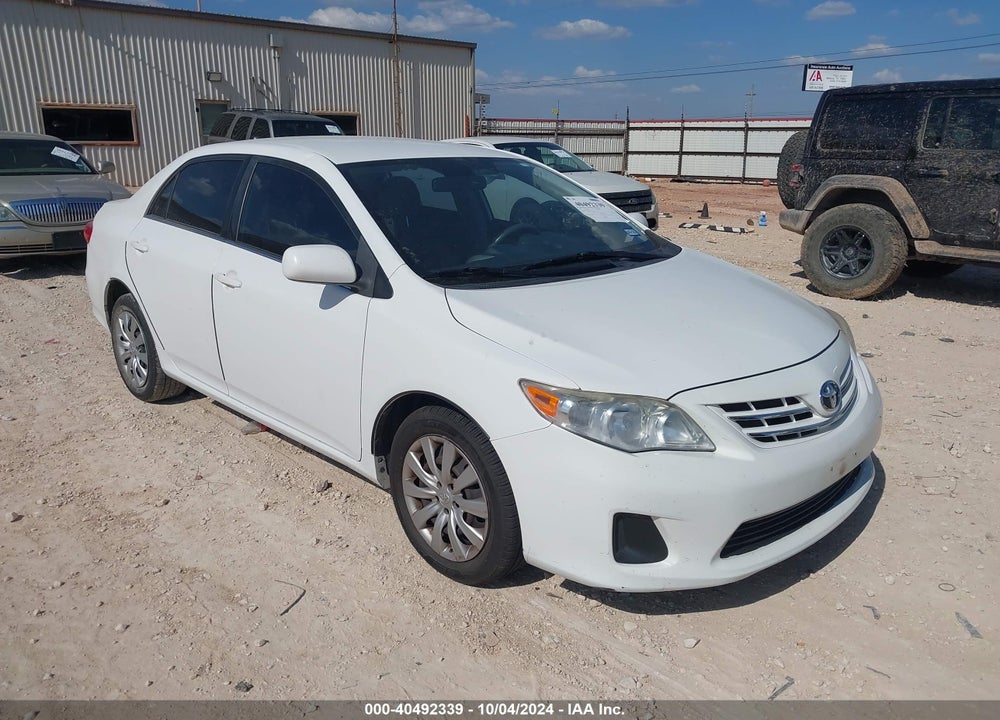 2013 TOYOTA COROLLA LE VIN: JTDBU4EE9DJ116970