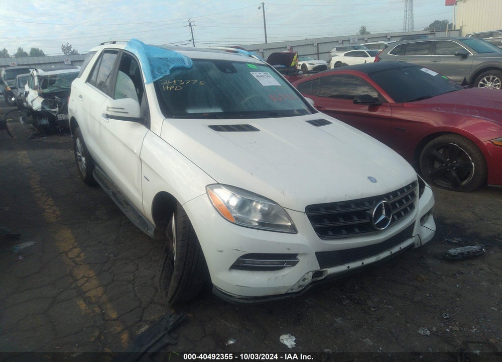 2012 MERCEDES-BENZ ML 350 4MATIC VIN: 4JGDA5HB5CA065406