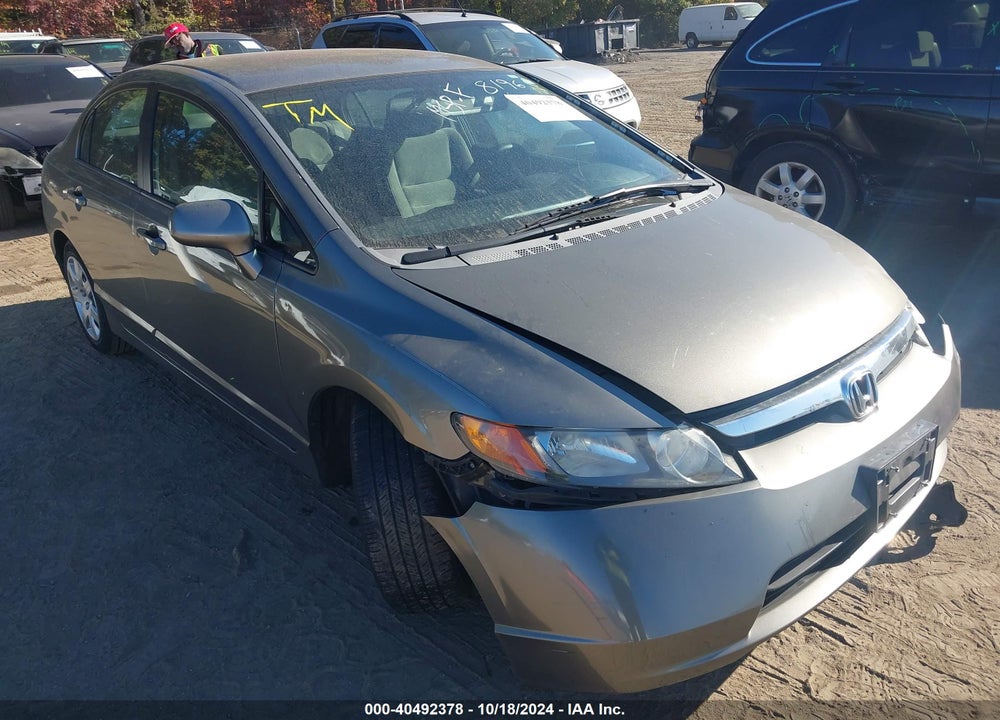 2007 HONDA CIVIC LX VIN: 1HGFA16547L068196