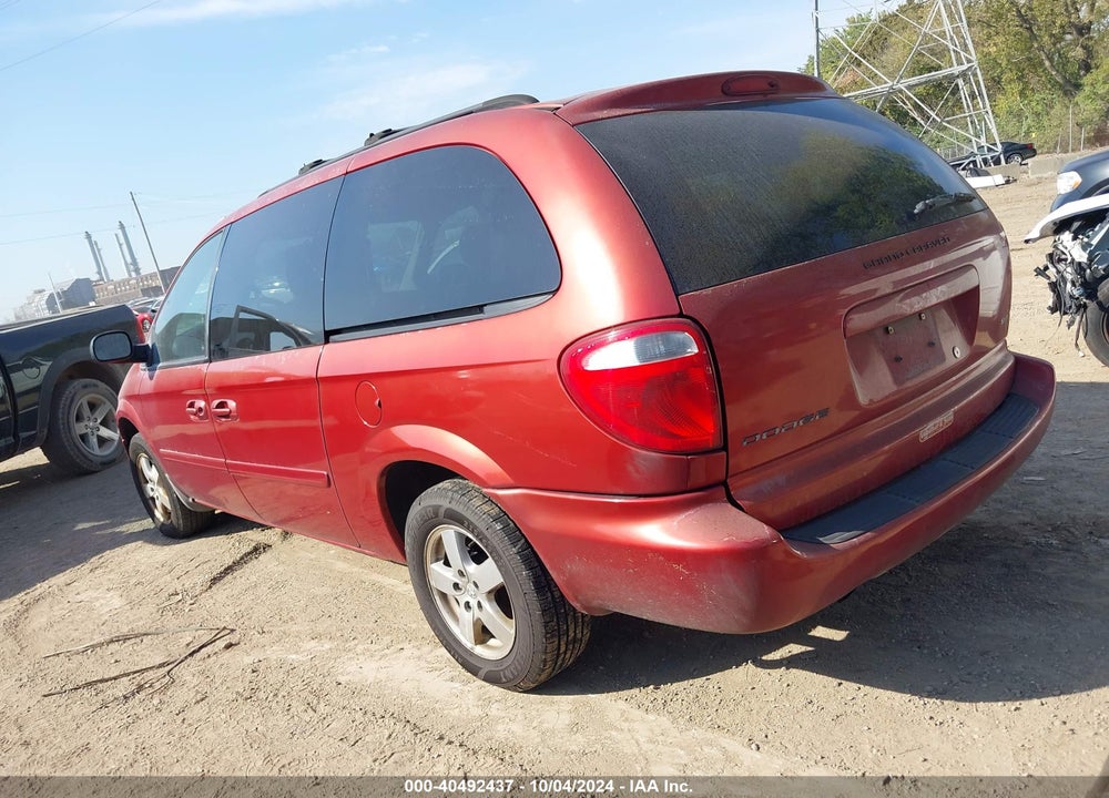 2007 DODGE GRAND CARAVAN SXT VIN: 2D4GP44L57R164935