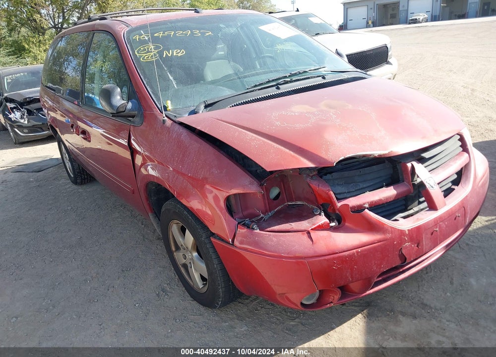2007 DODGE GRAND CARAVAN SXT VIN: 2D4GP44L57R164935