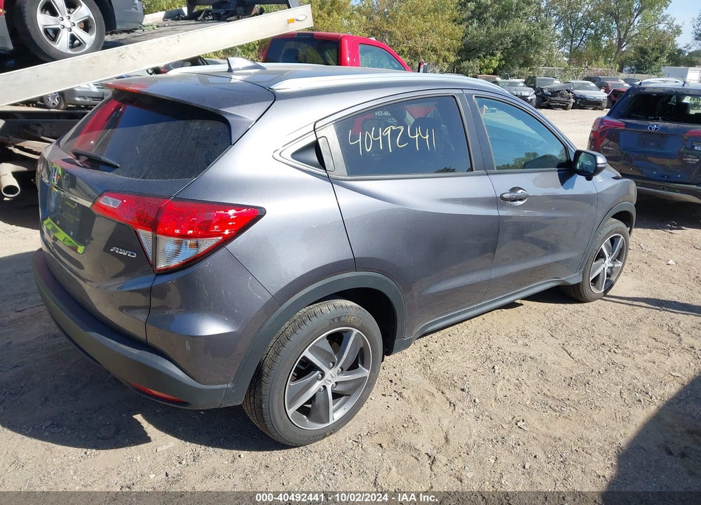 2022 HONDA HR-V AWD EX VIN: 3CZRU6H55NM716566