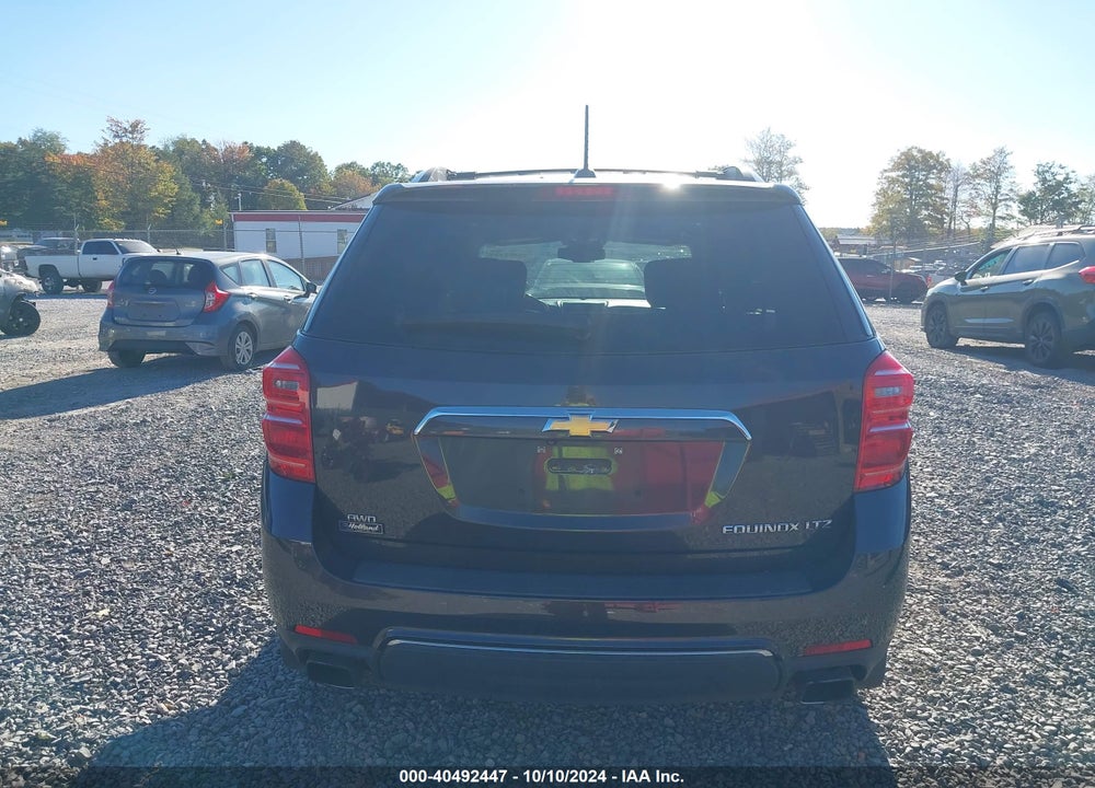 2016 CHEVROLET EQUINOX LTZ VIN: 2GNFLGE32G6138970