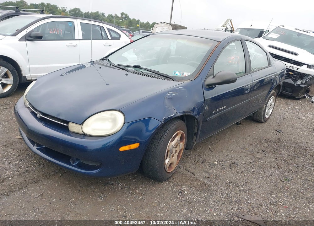 2001 DODGE NEON SE VIN: 1B3ES46C71D247830