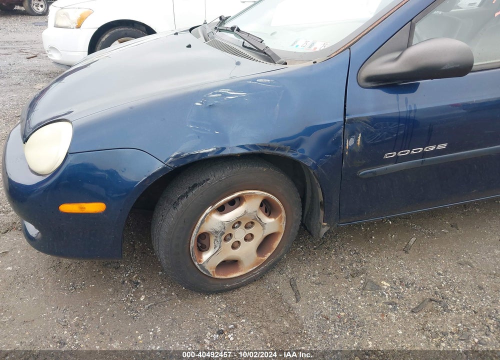 2001 DODGE NEON SE VIN: 1B3ES46C71D247830