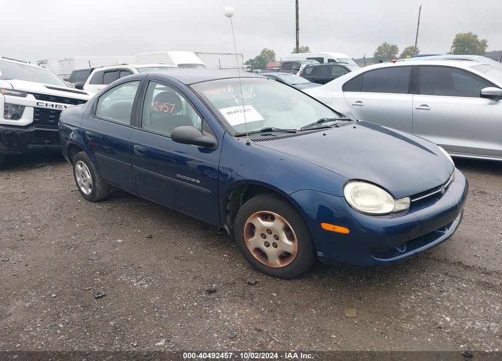 2001 DODGE NEON SE VIN: 1B3ES46C71D247830