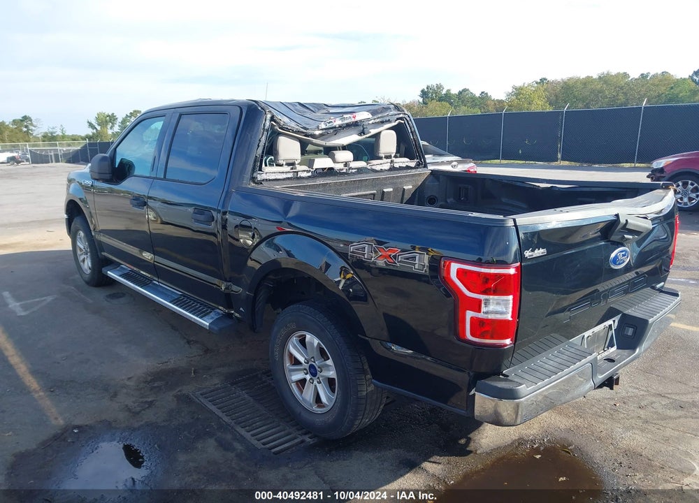 2018 FORD F-150 XLT VIN: 1FTEW1EG6JFC80778