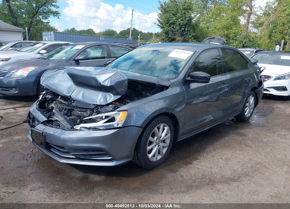 2015 VOLKSWAGEN JETTA 1.8T SE VIN: 3VWD17AJ4FM403657
