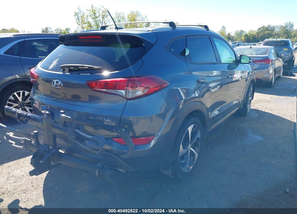 2016 HYUNDAI TUCSON SPORT VIN: KM8J3CA2XGU123011
