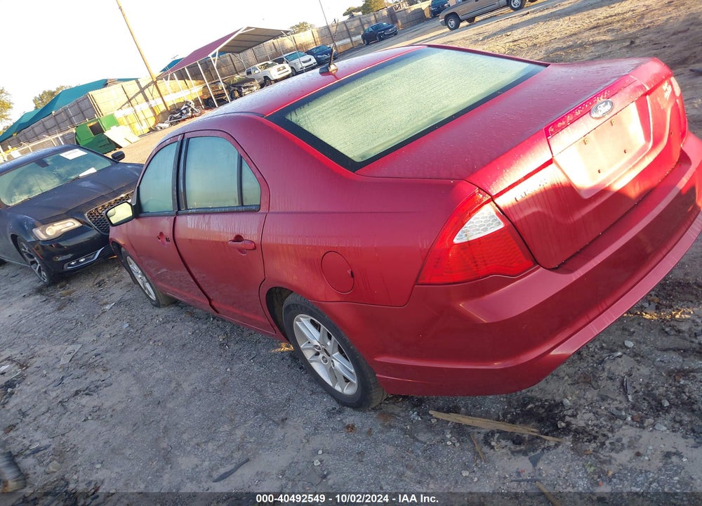 2011 FORD FUSION S VIN: 3FAHP0GA1BR317257
