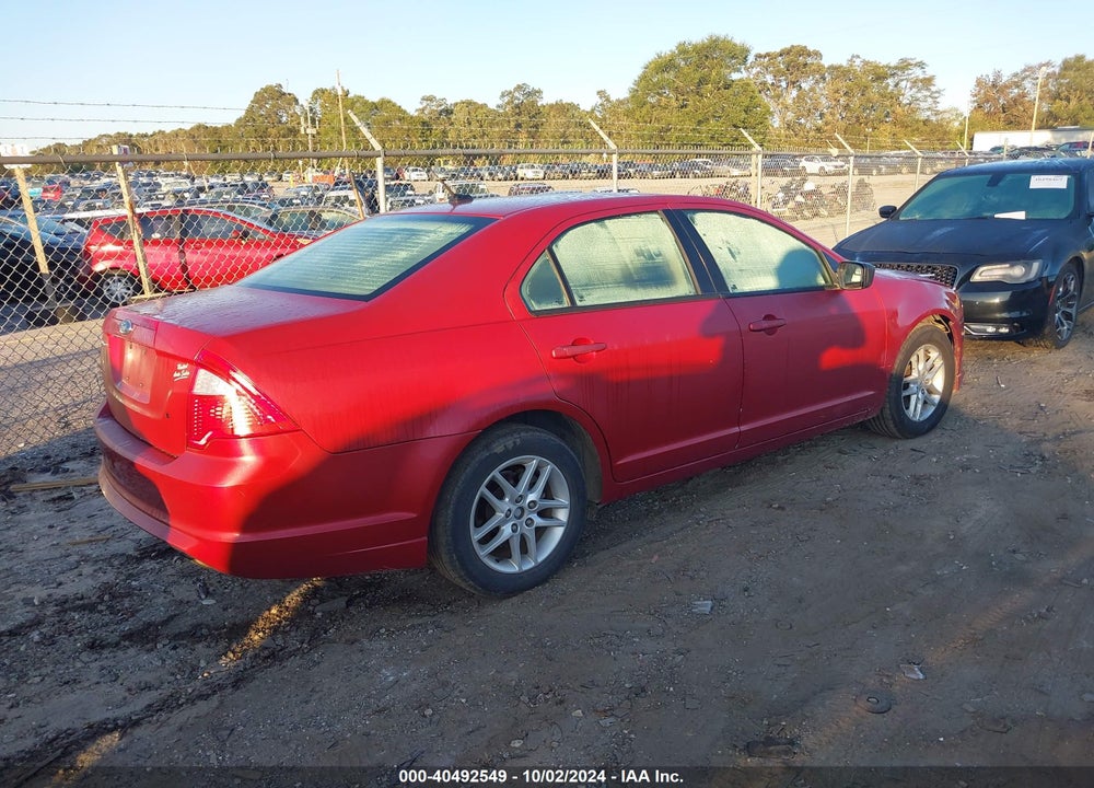 2011 FORD FUSION S VIN: 3FAHP0GA1BR317257