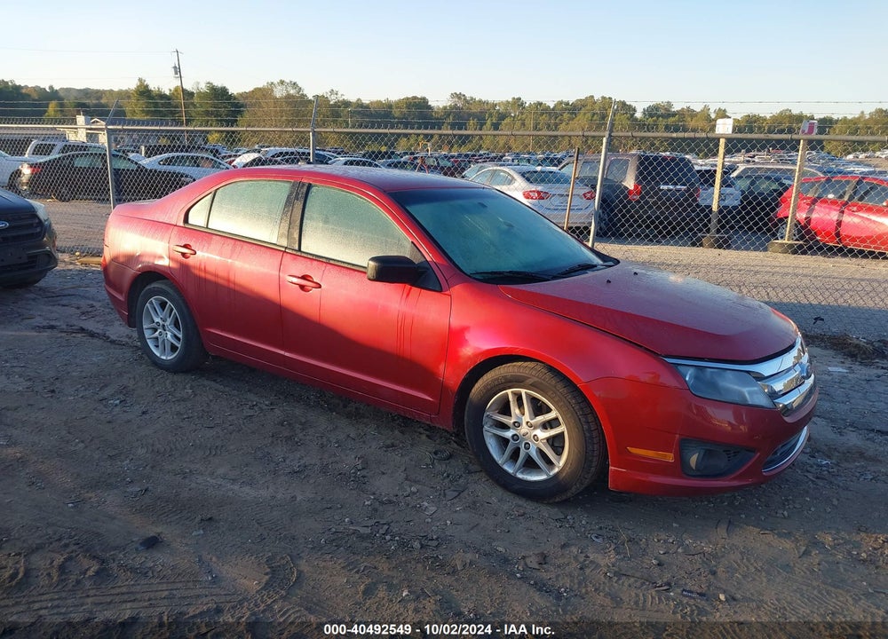 2011 FORD FUSION S VIN: 3FAHP0GA1BR317257