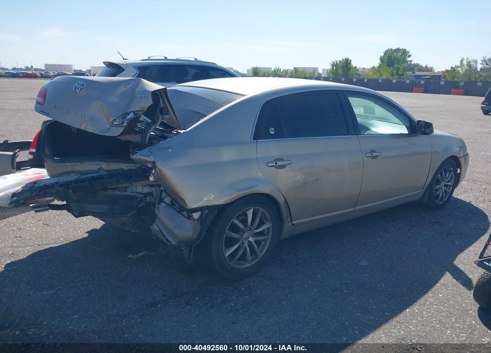 2005 TOYOTA AVALON LIMITED VIN: 4T1BK36B45U019935