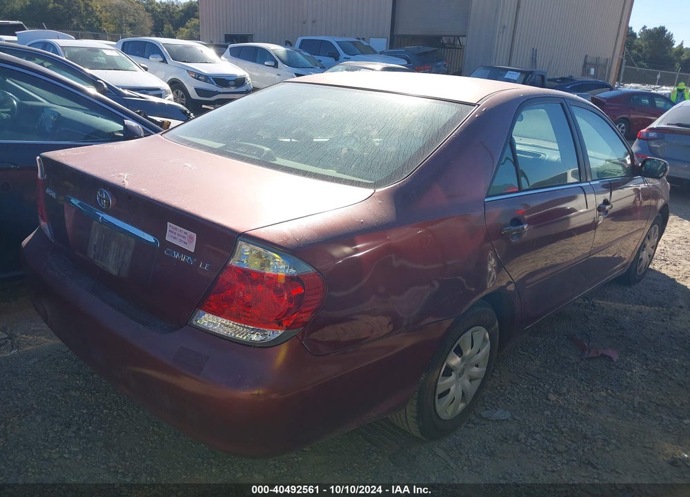 2006 TOYOTA CAMRY LE VIN: 4T1BE32K66U117217