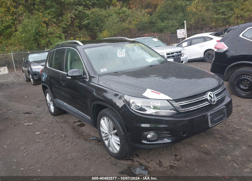 2012 VOLKSWAGEN TIGUAN SE VIN: WVGBV7AX9CW583390