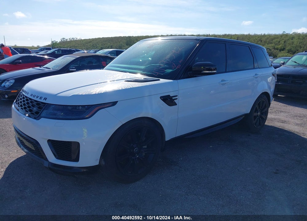 2020 LAND ROVER RANGE ROVER SPORT HSE MHEV VIN: SALWR2SU4LA889436