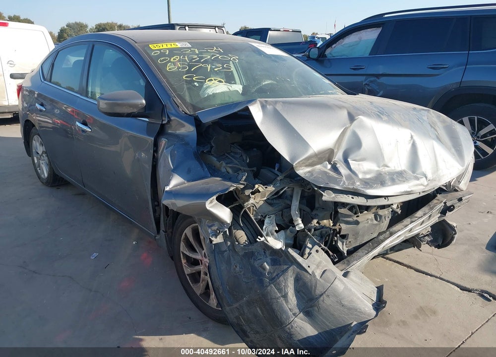 2018 NISSAN SENTRA SV VIN: 3N1AB7AP3JL657935