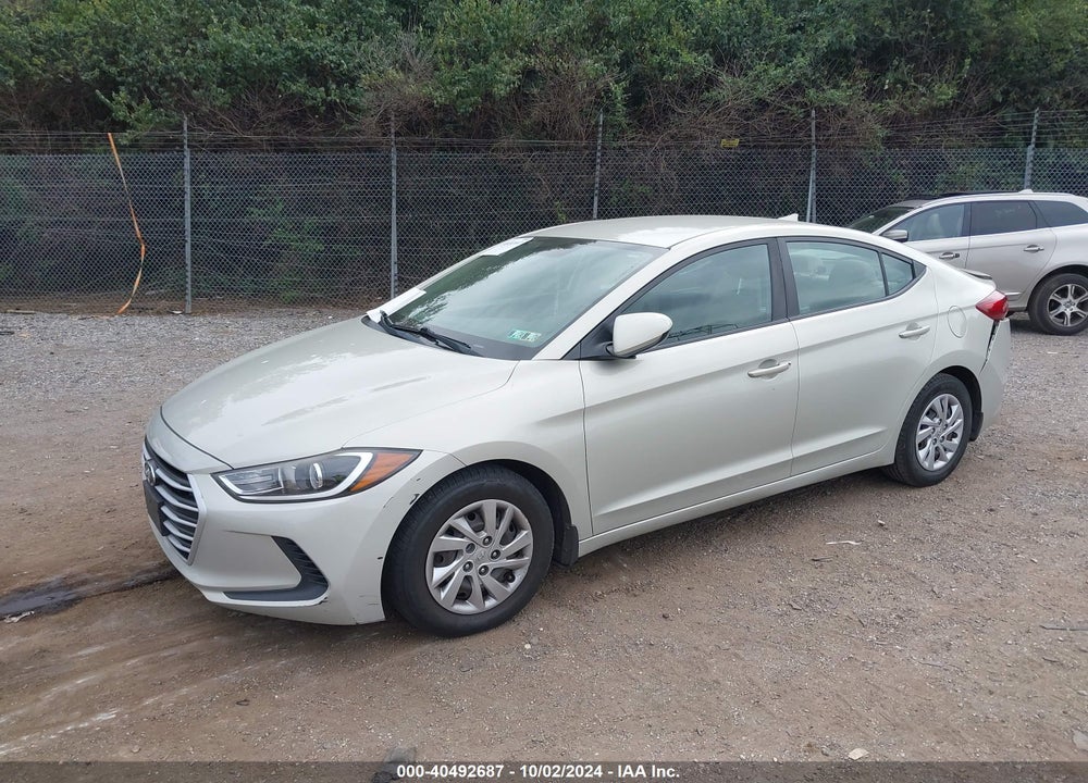 2017 HYUNDAI ELANTRA SE VIN: KMHD74LF0HU428879