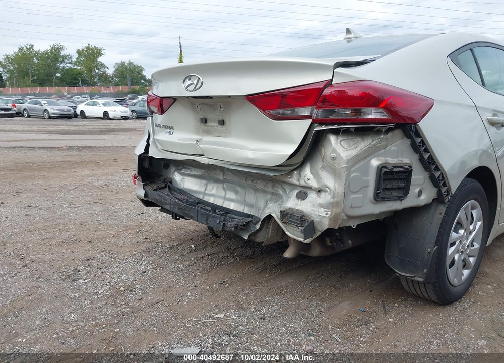 2017 HYUNDAI ELANTRA SE VIN: KMHD74LF0HU428879