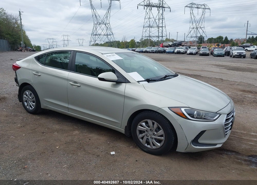 2017 HYUNDAI ELANTRA SE VIN: KMHD74LF0HU428879