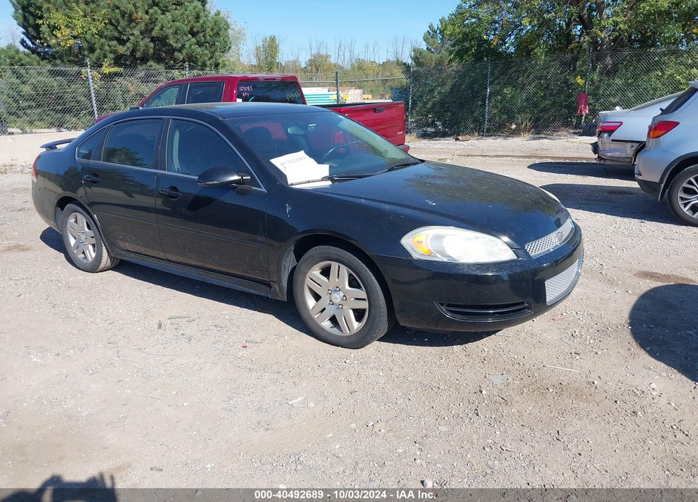 2012 CHEVROLET IMPALA LT VIN: 2G1WG5E39C1161356