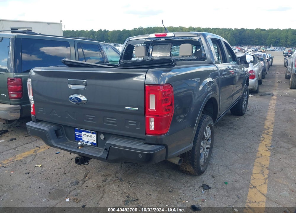 2019 FORD RANGER LARIAT VIN: 1FTER4EH4KLA16771